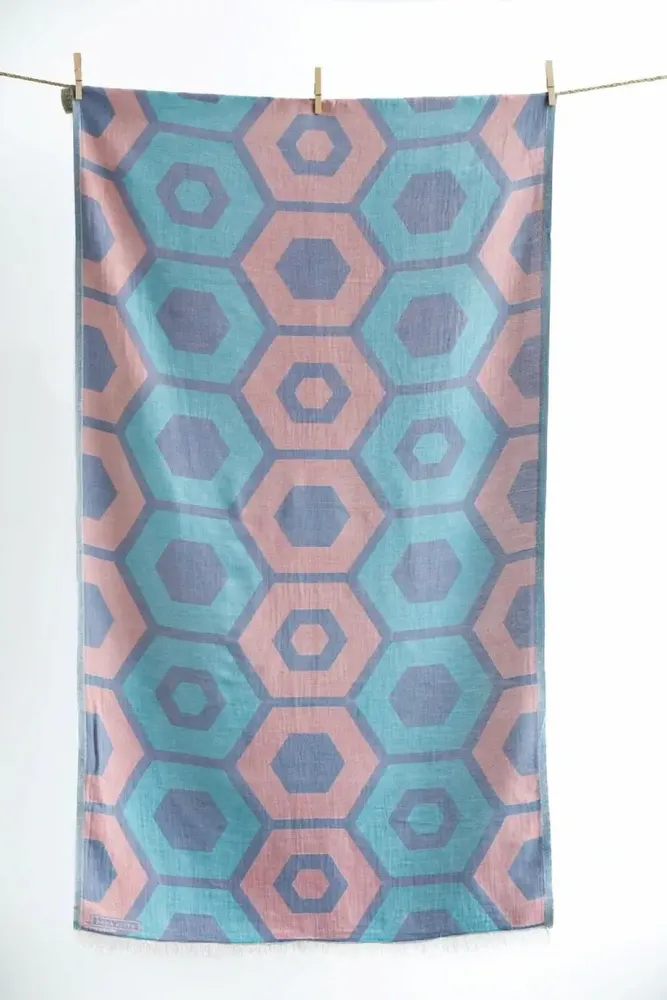 Bath towels - Beach Towels PAXI & ANTIPAXI - AELIA ANNA