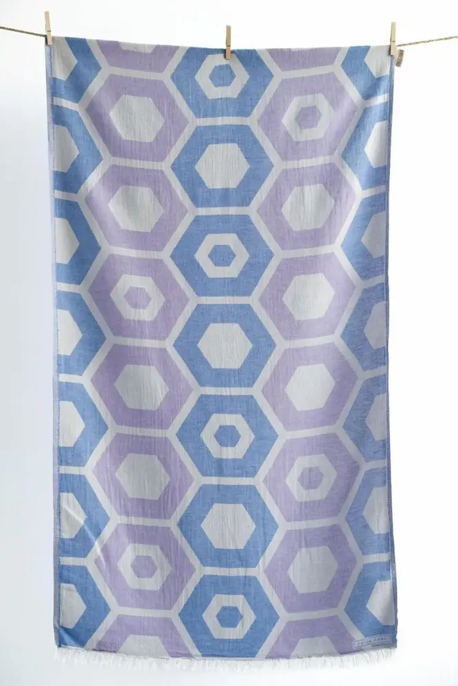 Bath towels - Beach Towels PAXI & ANTIPAXI - AELIA ANNA