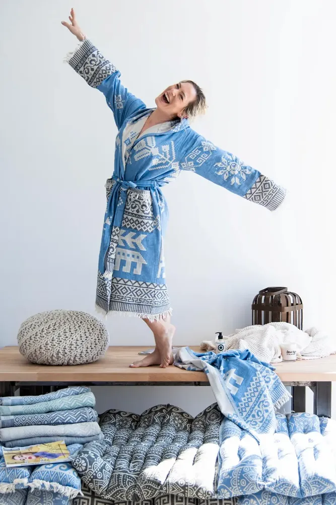Homewear - Bathrobes, Blankets & Throws - AELIA ANNA