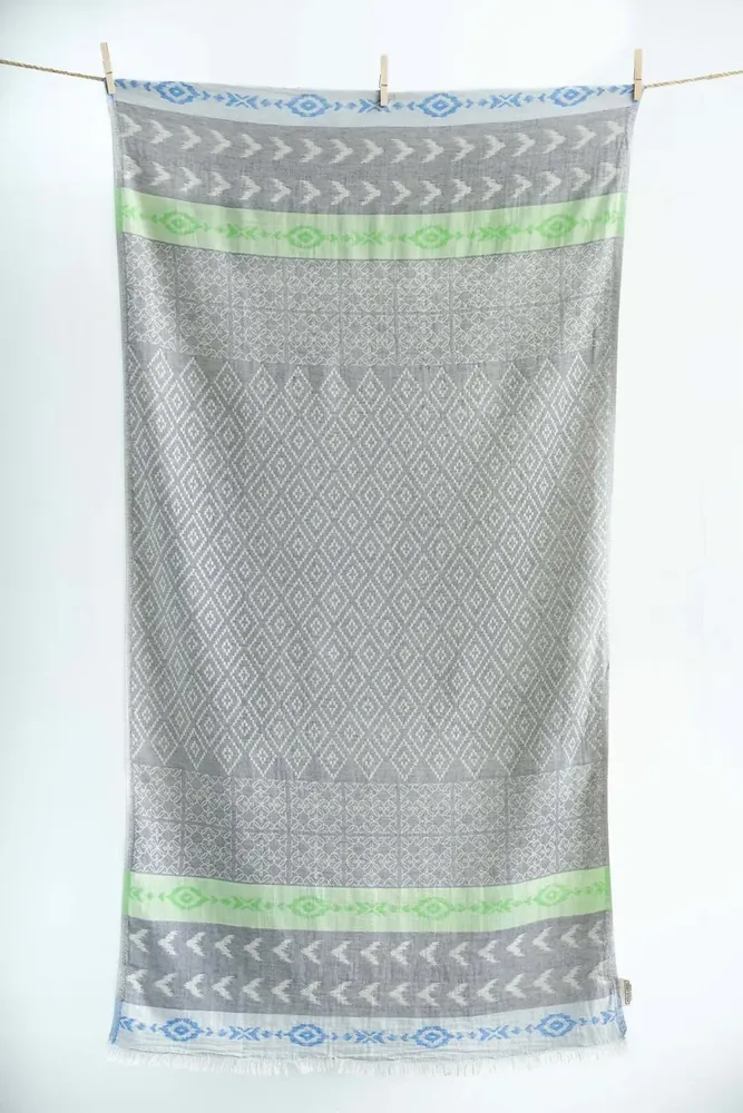 Bath towels - Beach Towels PELEKAS & PYRGI - AELIA ANNA