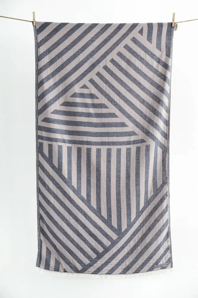 Bath towels - Beach Towels PELEKAS & PYRGI - AELIA ANNA