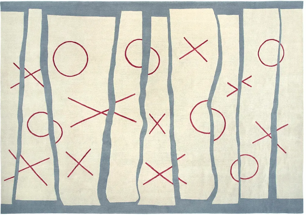 Tapis - TAPIS EN LAINE ET SOIE NOUÉ MAIN LOVE LETTER - DEIRDRE DYSON