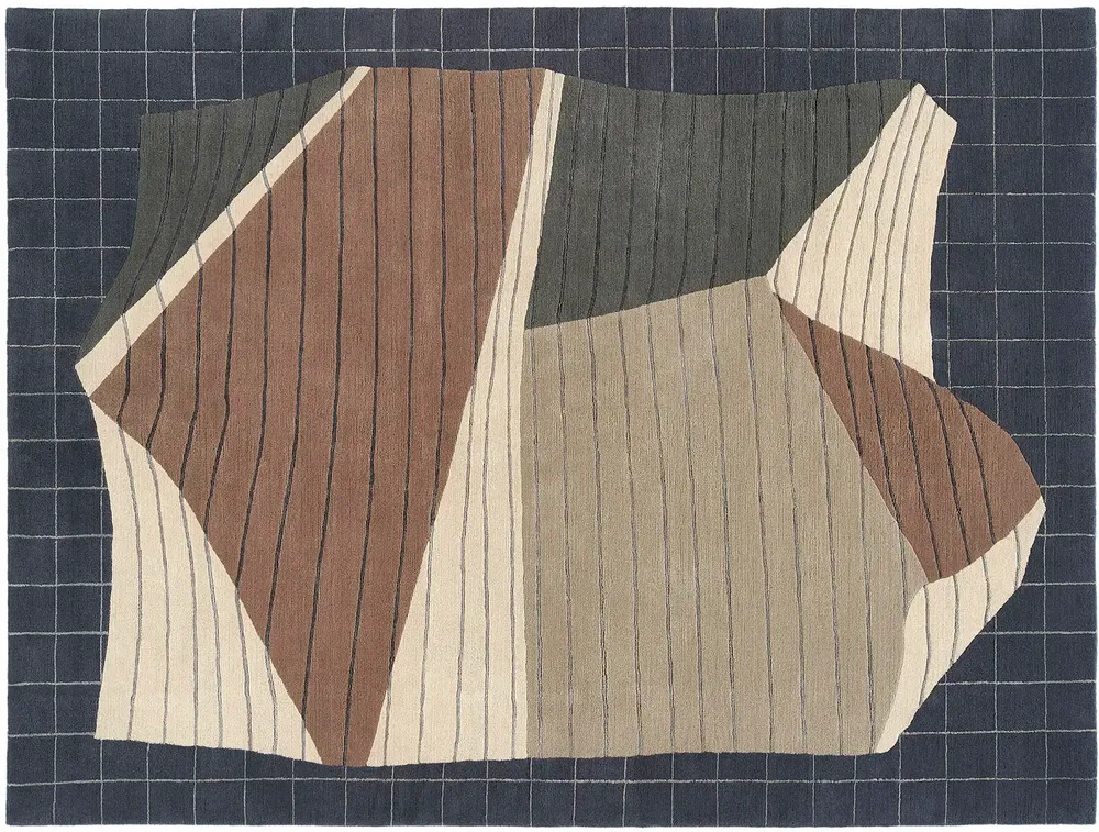 Tapis - TAPIS NOTE PAPER en laine et soie noués à la main - DEIRDRE DYSON