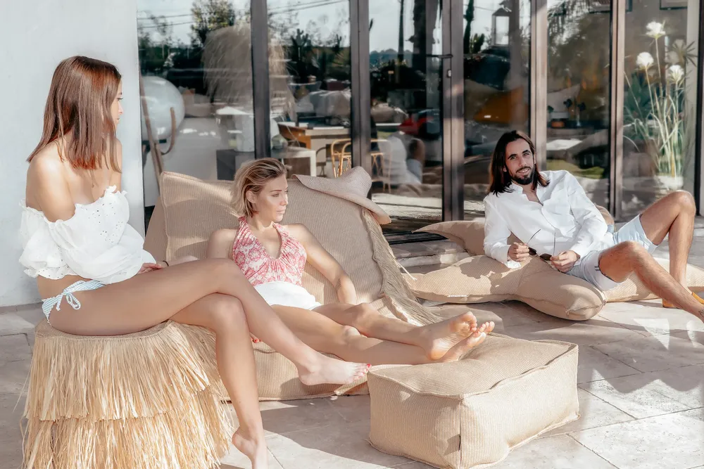 Accessoires de déco extérieure - Pouf extérieur XL animaux marins  - MX HOME