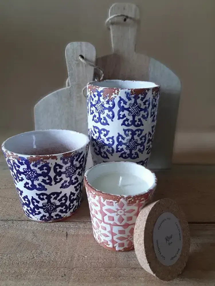 Candles - Indochina ceramic scented candles - WAX DESIGN - BARCELONA