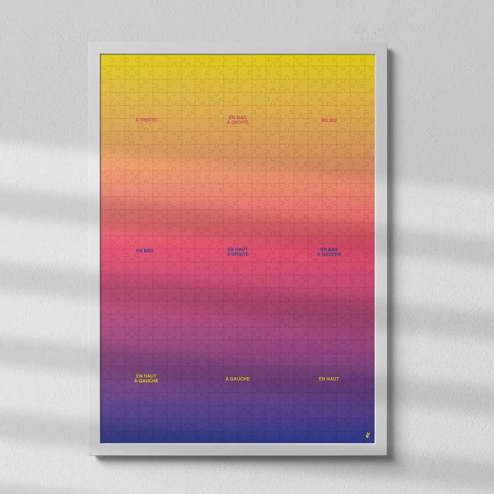 Wall panels - Tohu Bohu 1000 piece puzzle - PIECE & LOVE