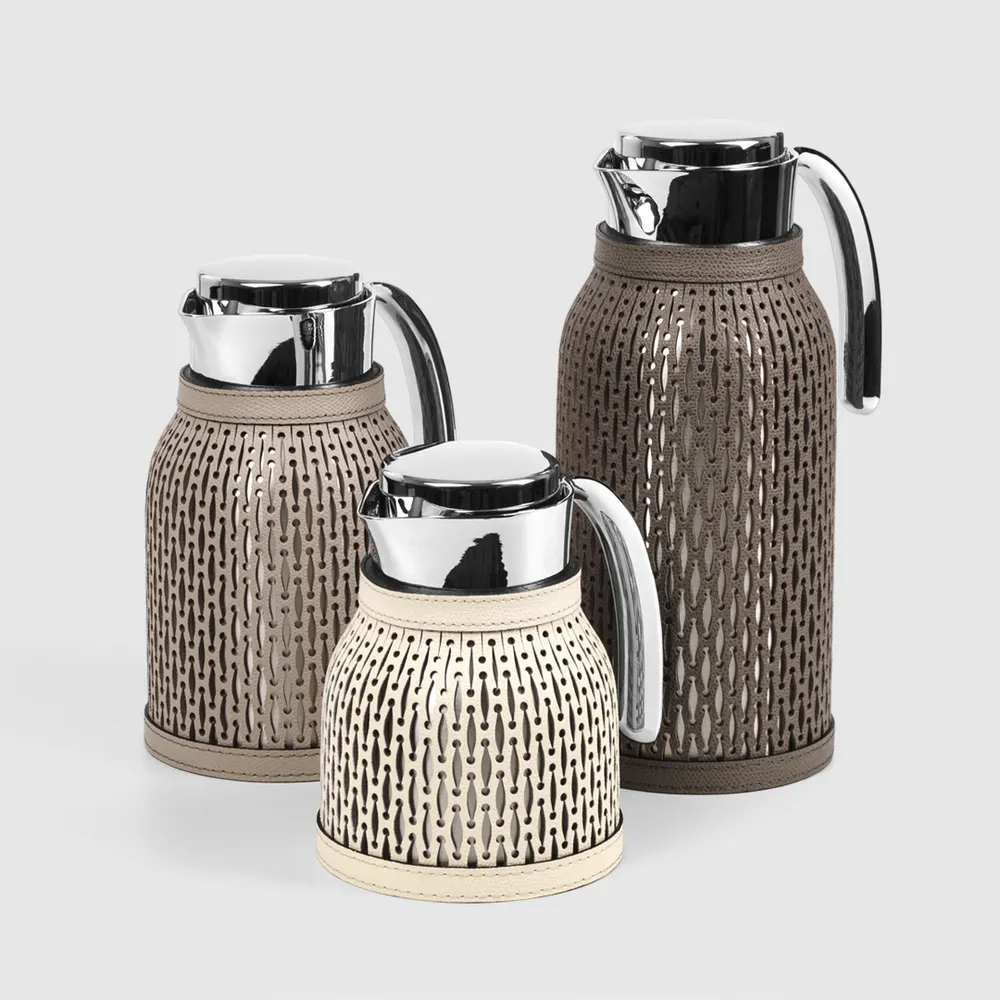 Accessoires thé et café - Carafes I Cuir Thermos & Flacons - PINETTI