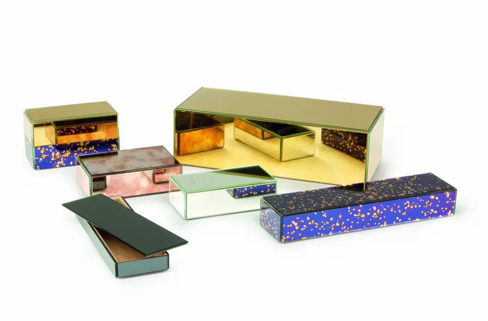 Range-tout - BOÎTES EN MIROIR/ CONTENANTS - ANTIQUE MIRROR