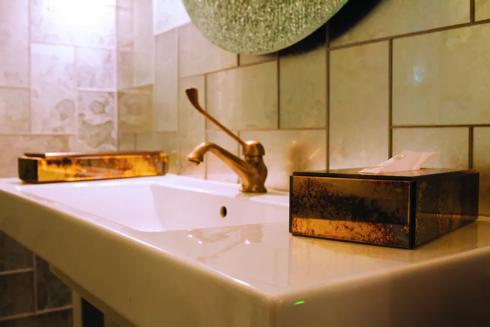 Decorative objects - MIRROR TOWEL DISPENSER - ANTIQUE MIRROR