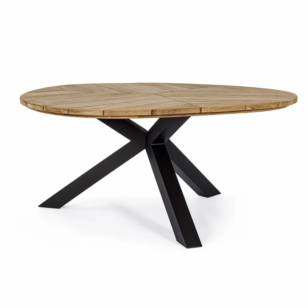 Tables Salle à Manger - TABLE PALMDALE CARBON RT02 160 - BIZZOTTO