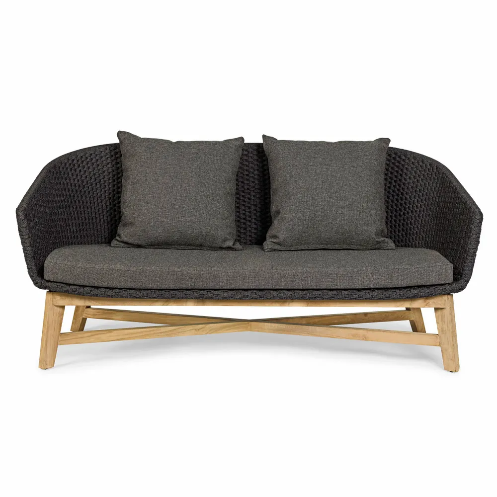 Canapés - CANAPÉ 2PL AC-C COACHELLA ANTHRACITE - BIZZOTTO ANDREA