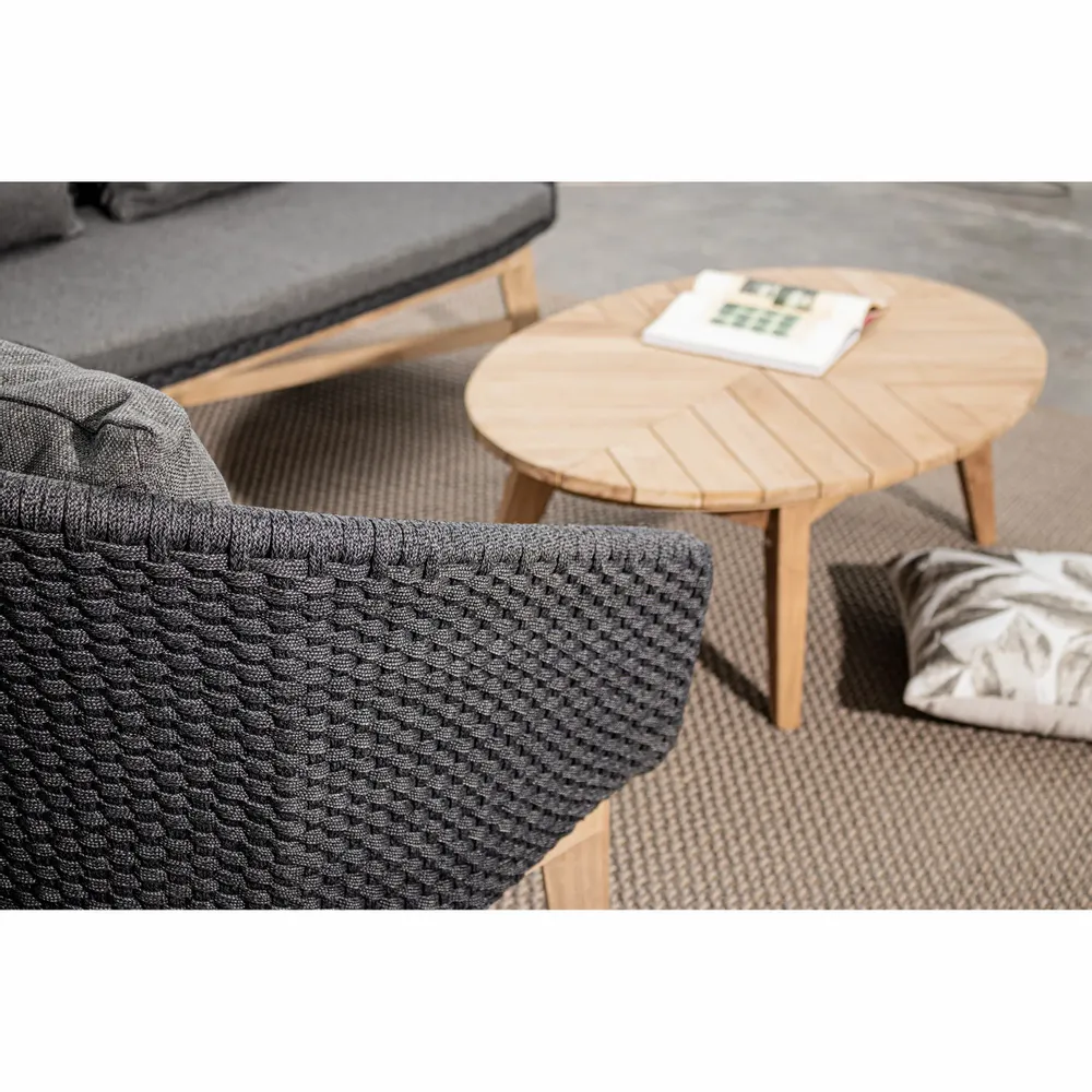 Armchairs - COACHELLA CHARCOAL ARMCHAIR W-CUSH - BIZZOTTO ANDREA