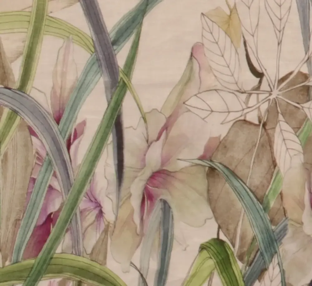 Linge de table textile - NAPPE ORCHIDÉE 100% LIN - NENCIONI CASA  -  TELENE