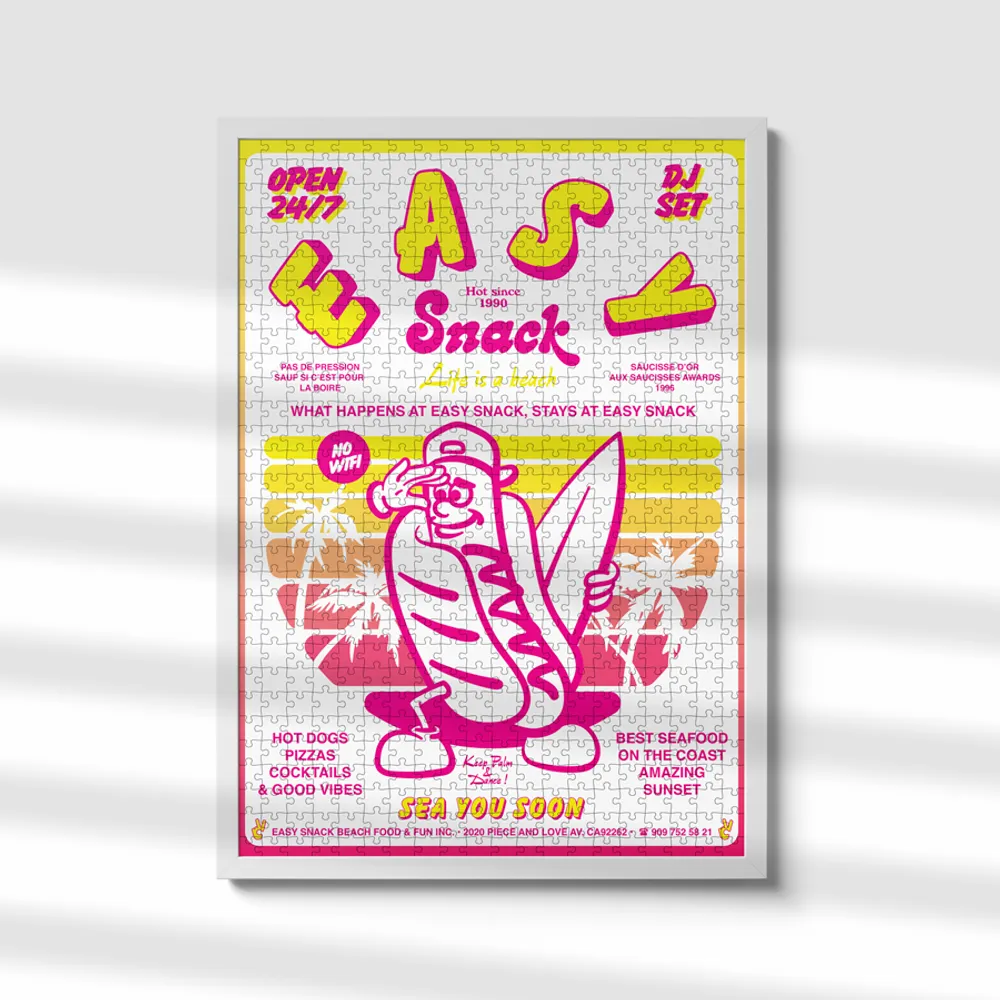 Autres décorations murales - Puzzle Easy Snack - PIECE & LOVE