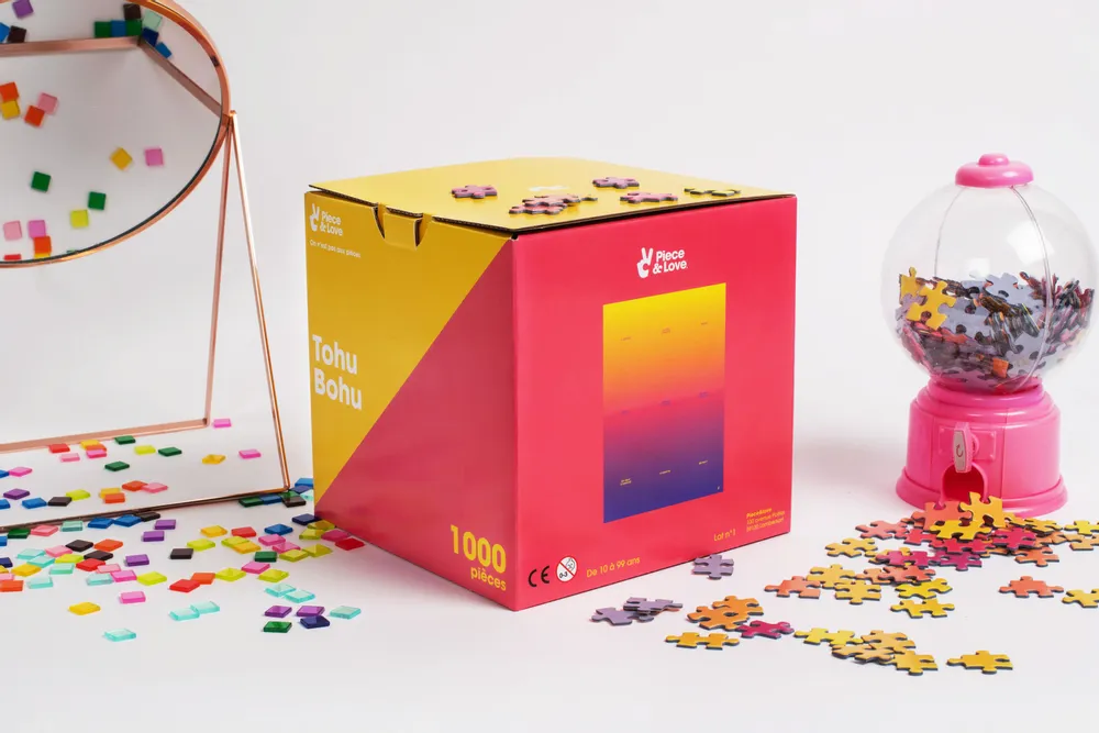 Wall panels - Tohu Bohu 1000 piece puzzle - PIECE & LOVE