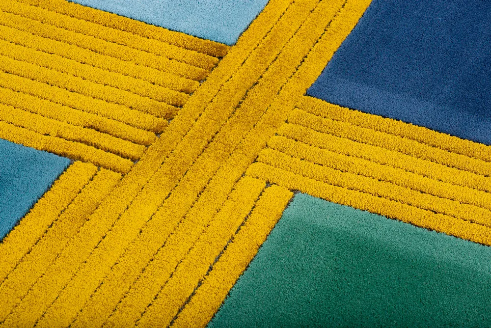 Tapis contemporains - Tapis Ebb&Flow - Ocean - SOFTICATED