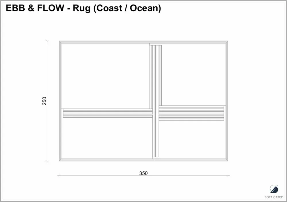 Tapis contemporains - Tapis Ebb&Flow - Ocean - SOFTICATED