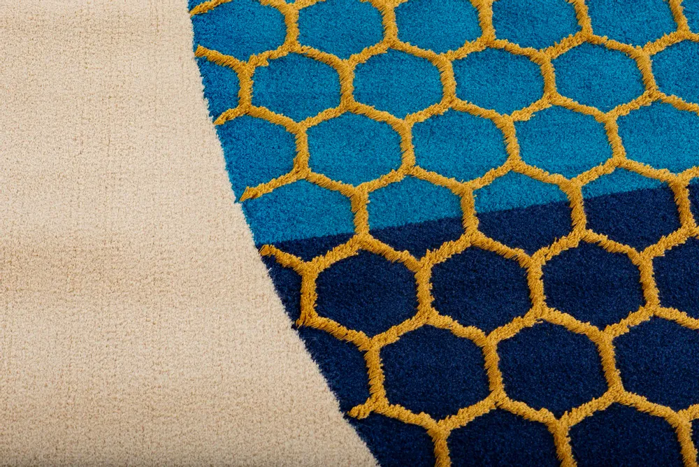 Tapis design - Tapis Yellow - Weightlessness - SOFTICATED