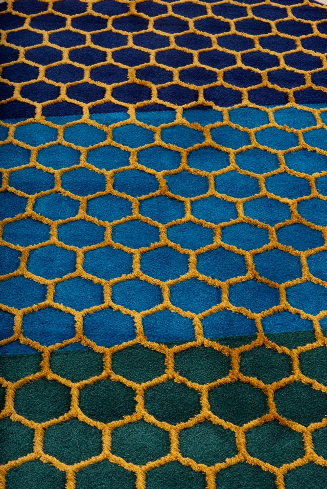 Tapis design - Tapis Yellow - Weightlessness - SOFTICATED