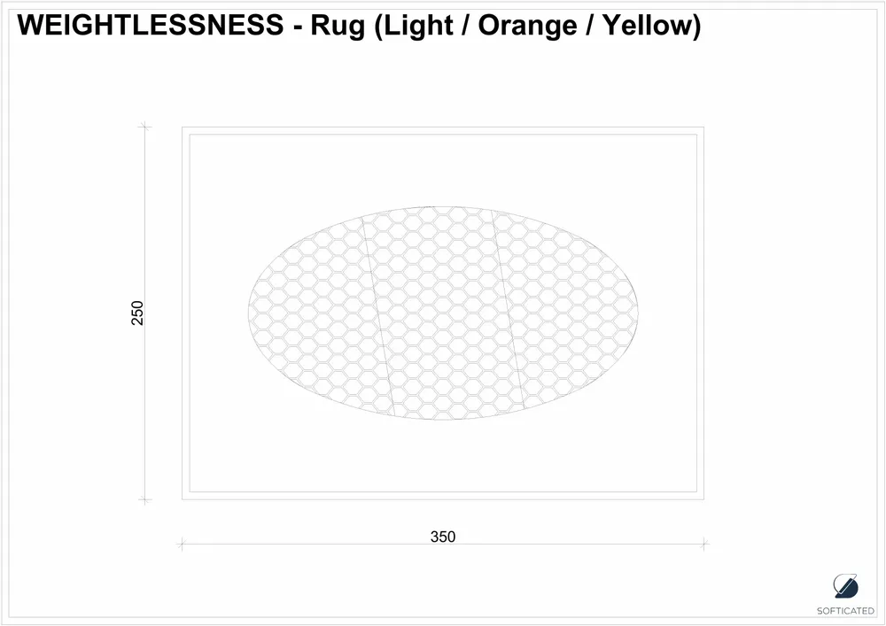 Tapis design - Tapis Weightlessness - Light - SOFTICATED