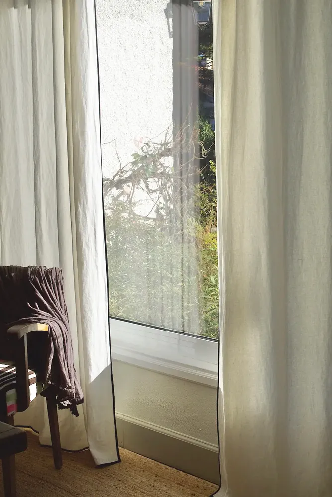 Objets de décoration - Rideaux en chanvre - COULEUR CHANVRE