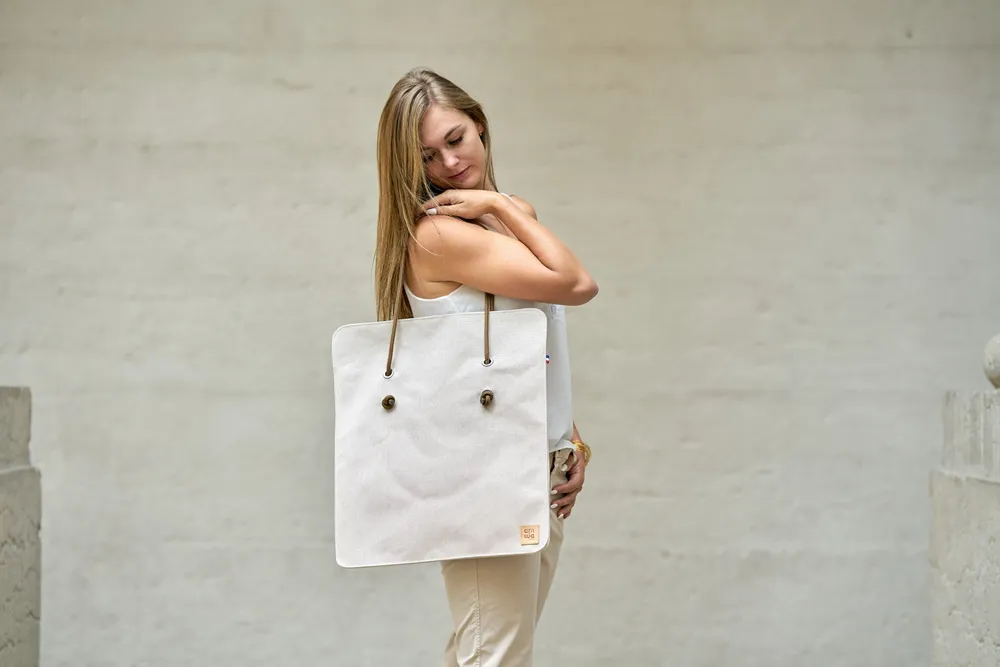 Bags and totes - LENA CANVAS BAG - AMWA AND CO