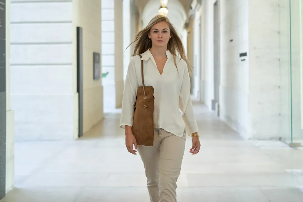 Bags and totes - DIVINE SUEDE LEATHER BAG - Made in France - AMWA AND CO