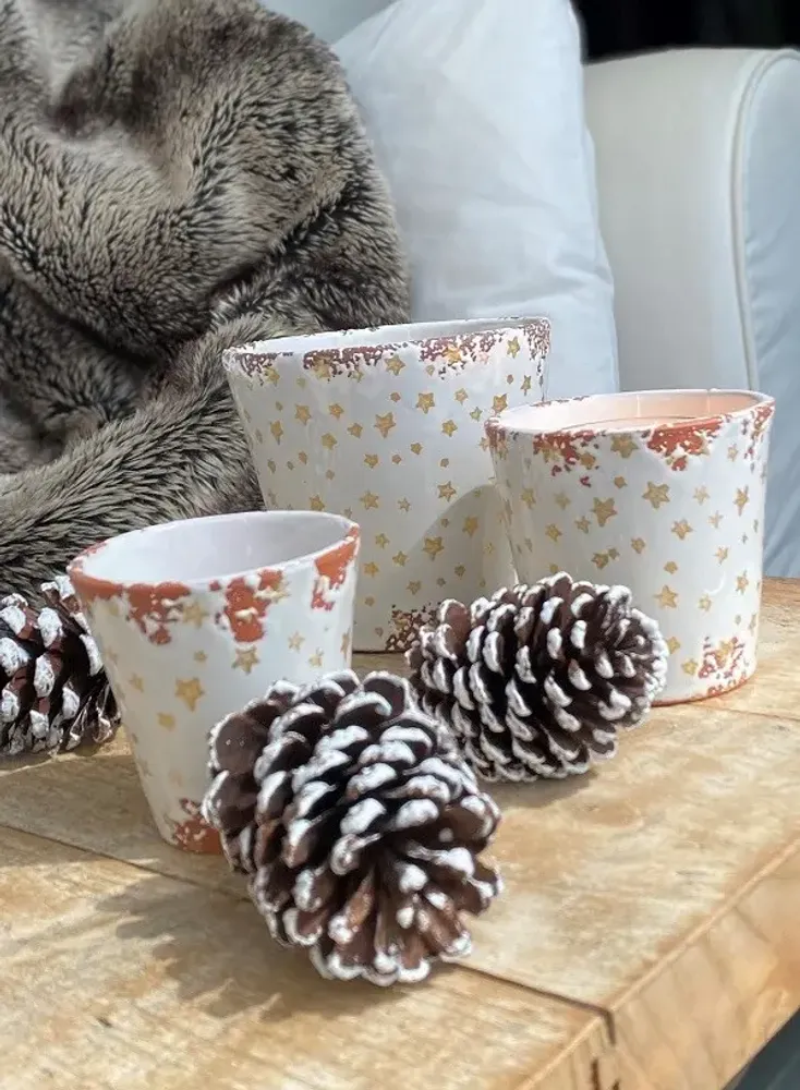 Candles - Winter collection ceramic scented candles - WAX DESIGN - BARCELONA