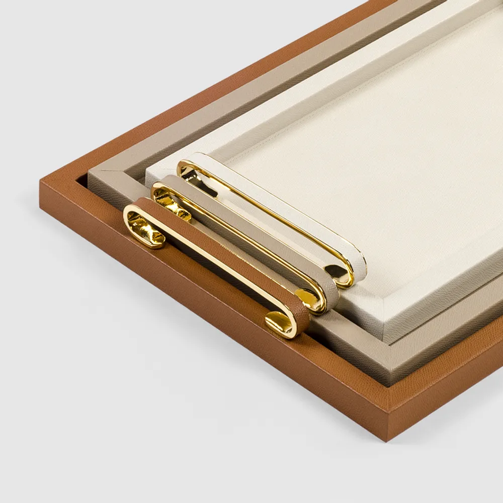 Hotel bedrooms - Leather Trays - PINETTI