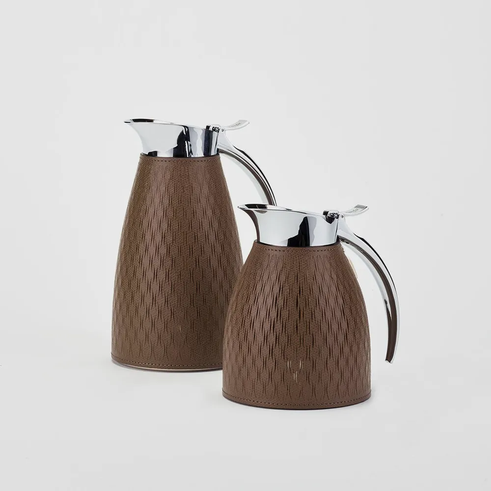 Accessoires thé et café - Carafes I Cuir Thermos & Flacons - PINETTI