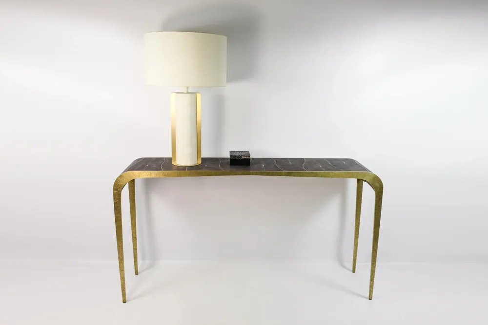 Consoles - Console en laiton "CS FLUCTUS" - GINGER BROWN