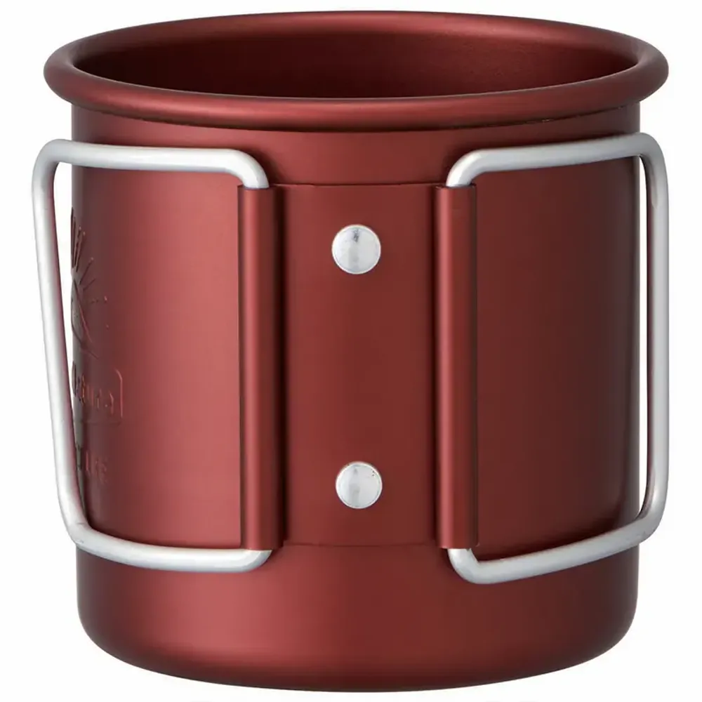 Barbecues - Mug camping, poignée pliante, aluminium 300 ml  / SKATER - ABINGPLUS