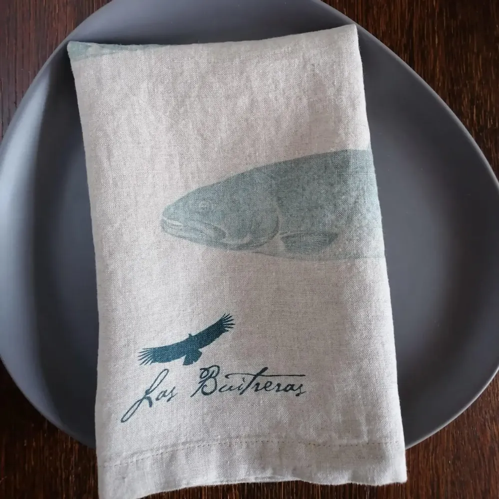 Linge de table textile - Serviettes en lin imprimées sur mesure pour événements / hôtels  /restaurants - LINOROOM 100% LINEN TEXTILES