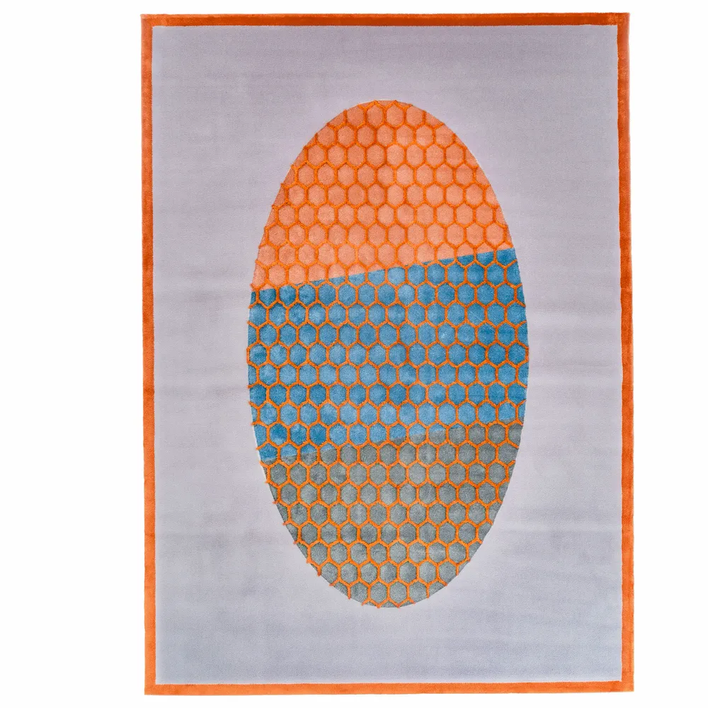 Tapis design - Tapis Orange Weightlessness - SOFTICATED