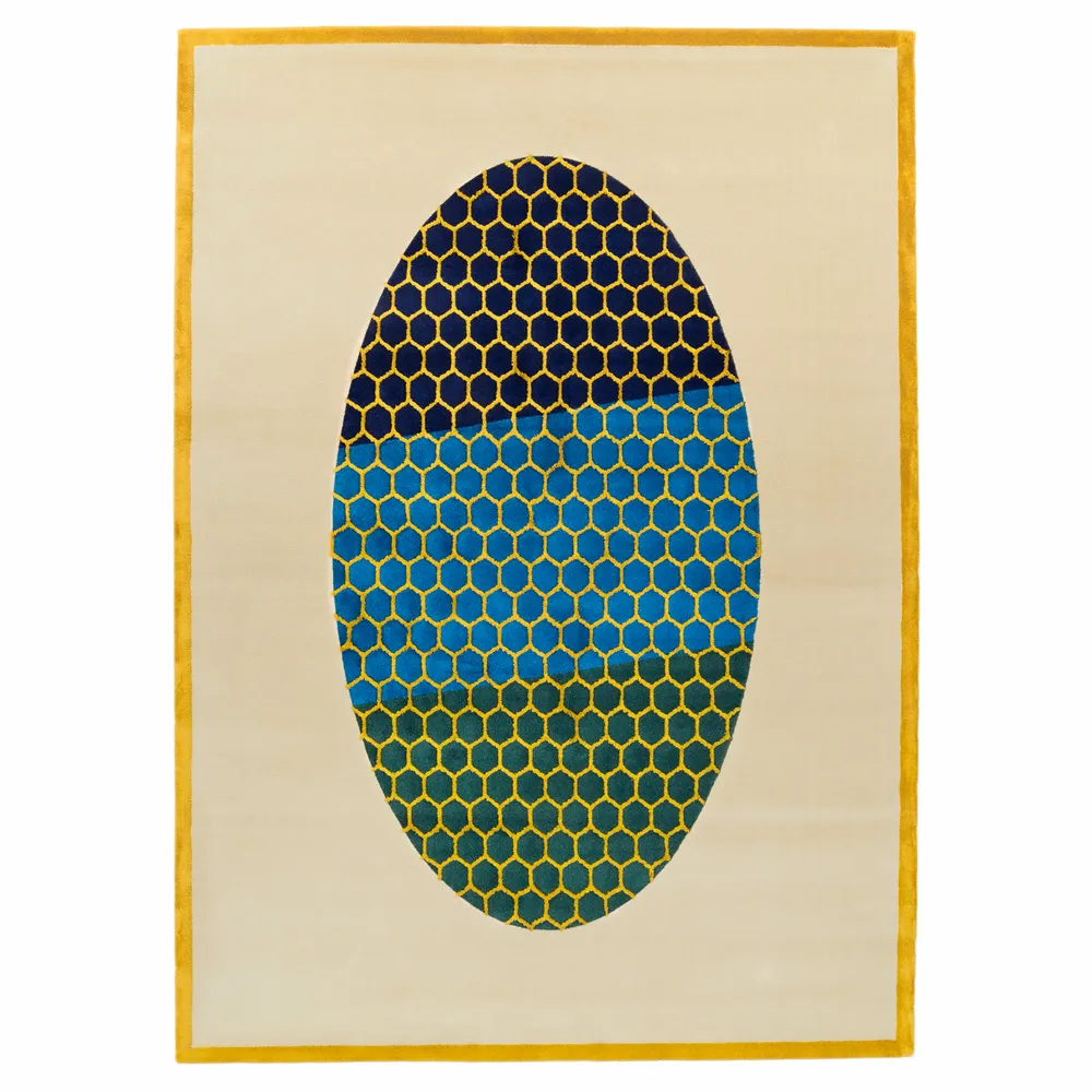 Tapis design - Tapis Yellow - Weightlessness - SOFTICATED