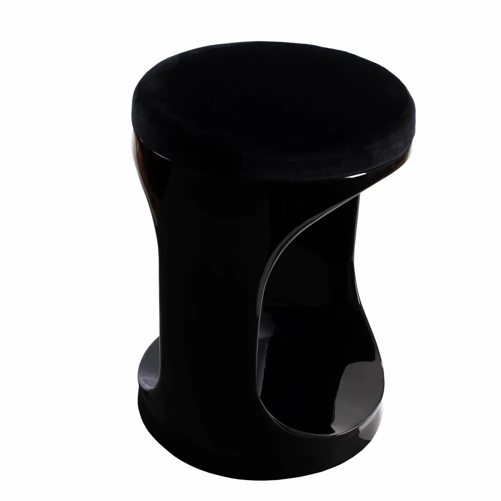 Stools - Signet Ring Stool I Black - SOFTICATED