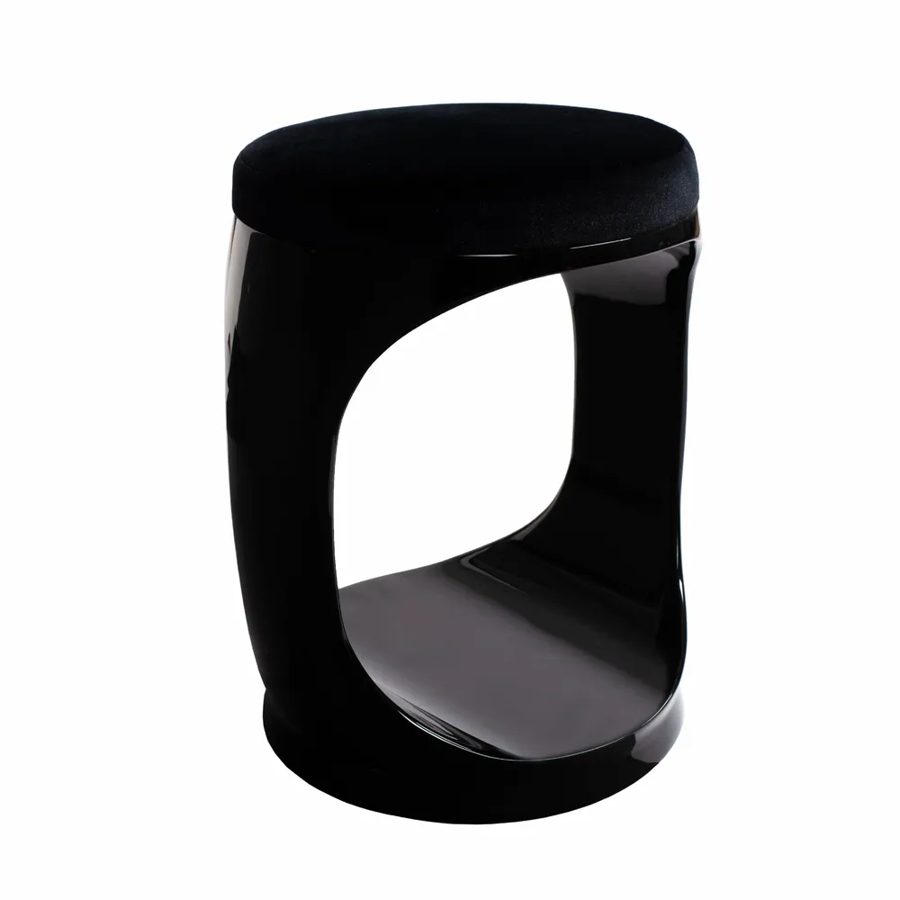 Stools - Signet Ring Stool I Black - SOFTICATED