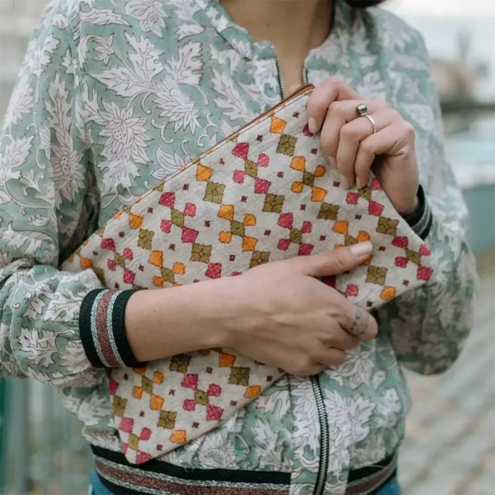 Pochettes - POCHETTE KANTHA VINTAGE BENGALE - CURIOSITY LAB