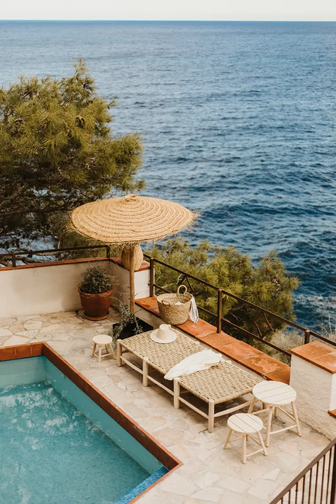 Bancs - Banc en bois tressé en feuille de palmier – 190 cm | Cosydar Déco - COSYDAR-DECO