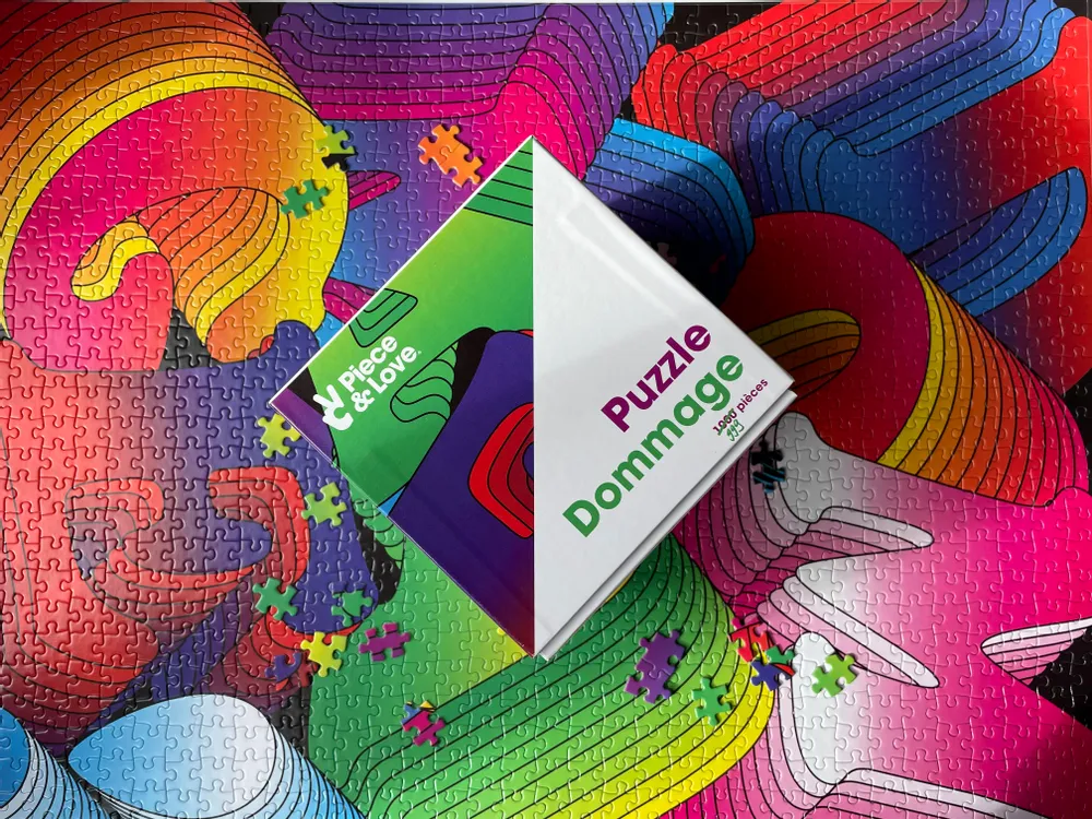 Revêtements muraux - Puzzle - Dommage unique 999 pièces - PIECE & LOVE