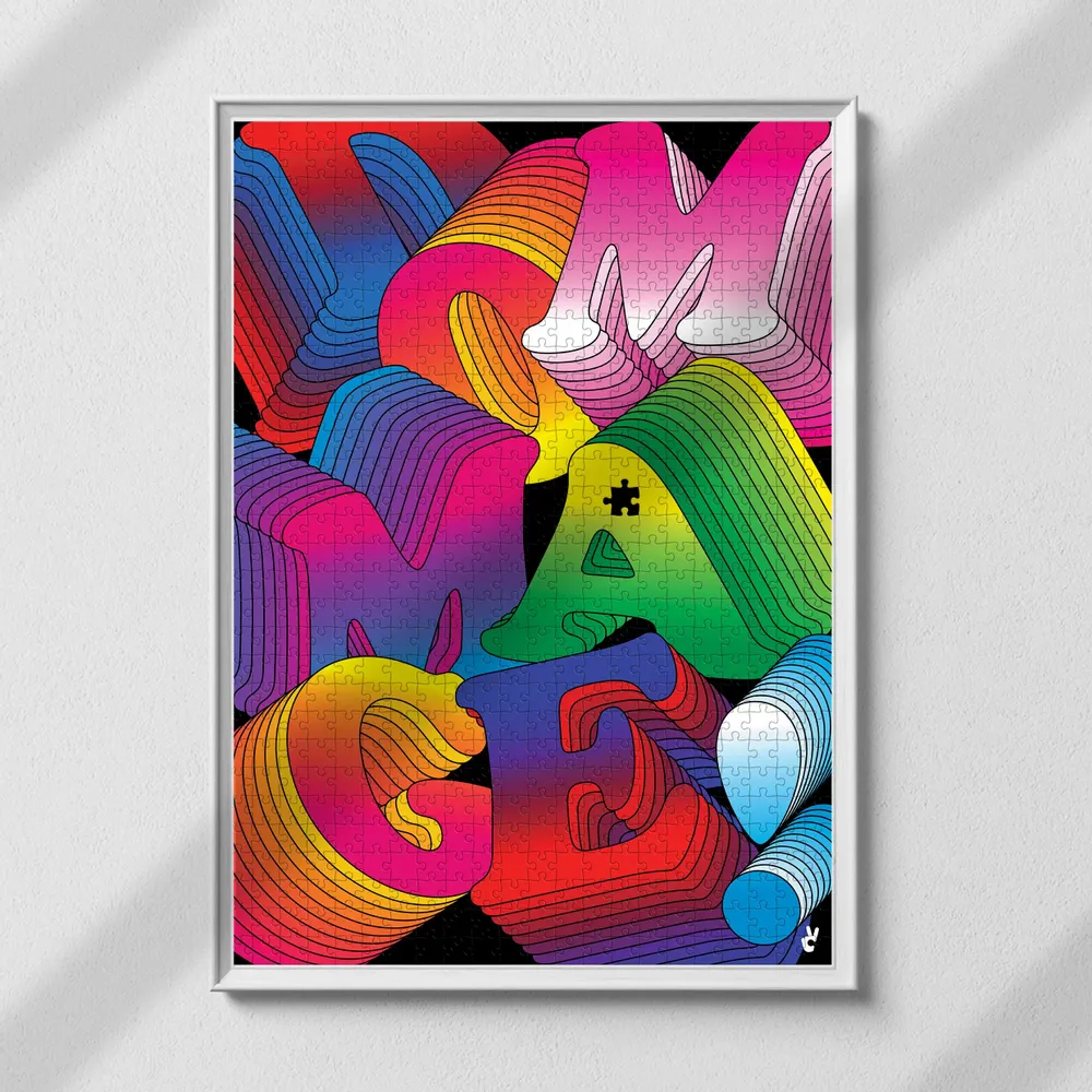 Revêtements muraux - Puzzle - Dommage unique 999 pièces - PIECE & LOVE