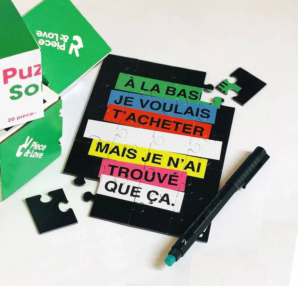 Gifts - Puzzle Sorry - PIECE & LOVE