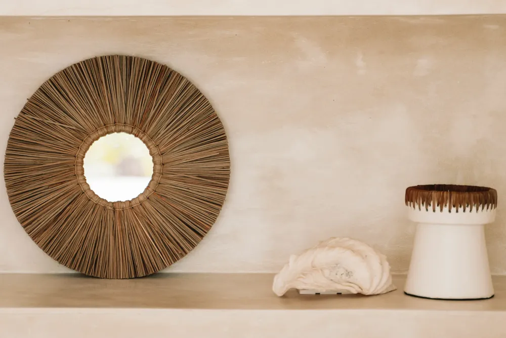 Bougeoirs et photophores  - La Jolie Bougeoir Blanc Naturel - BAZAR BIZAR LIVING