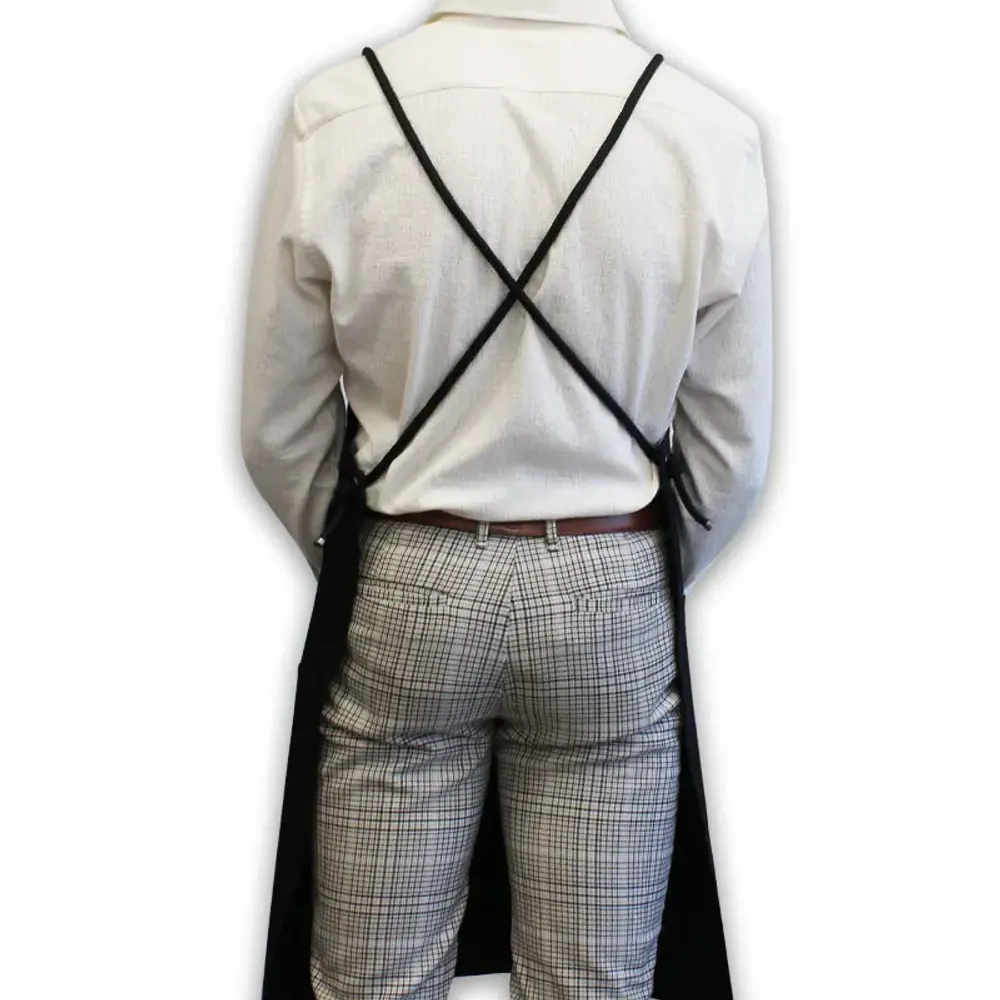 Aprons - Japanese style apron - Made in Burgundy - AMWA AND CO