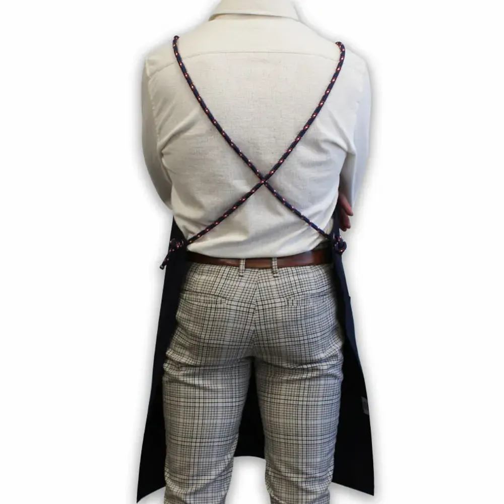 Aprons - Japanese style apron - Made in Burgundy - AMWA AND CO