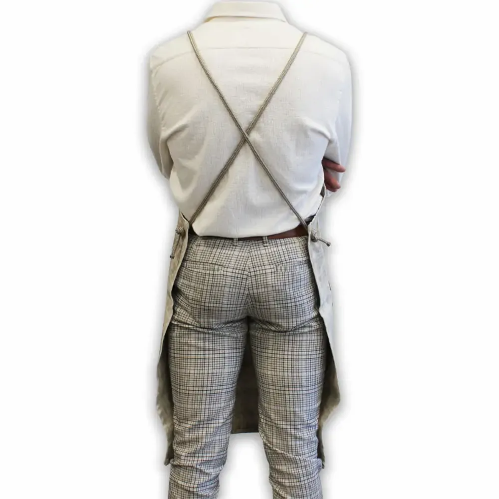 Aprons - Japanese style apron - Made in Burgundy - AMWA AND CO