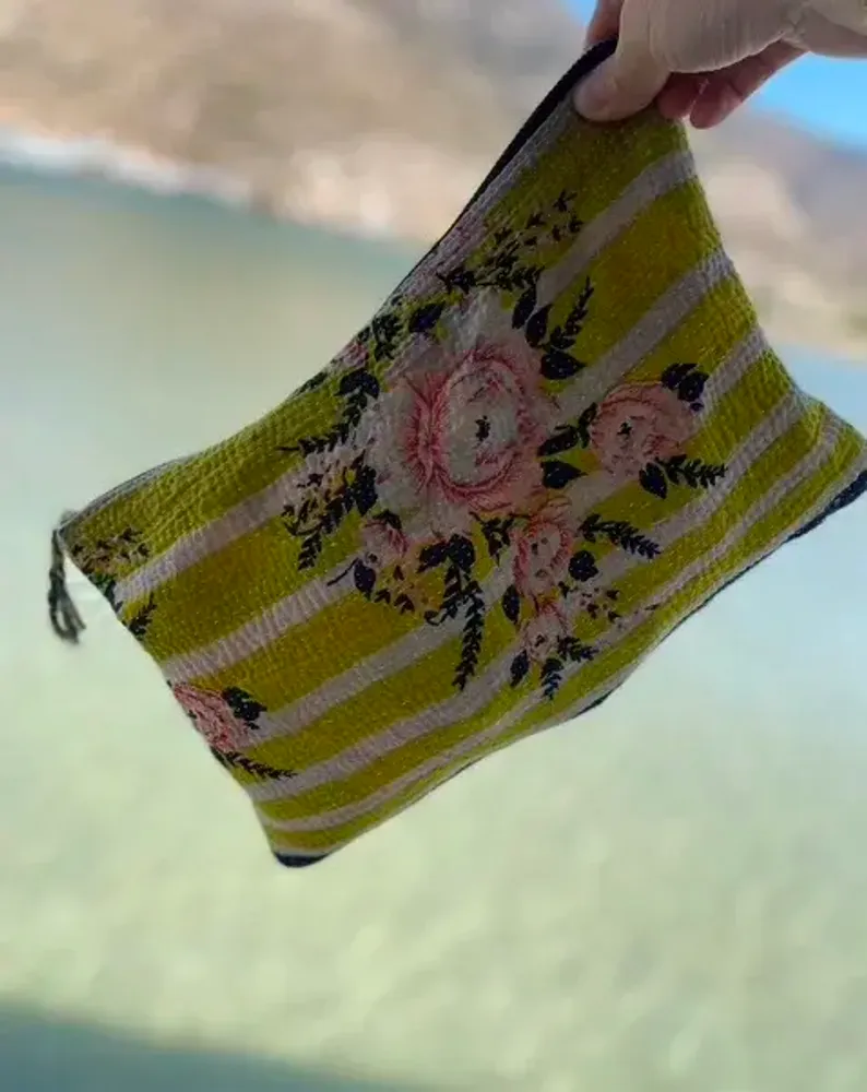 Pochettes - POCHETTE KANTHA VINTAGE BENGALE - CURIOSITY LAB