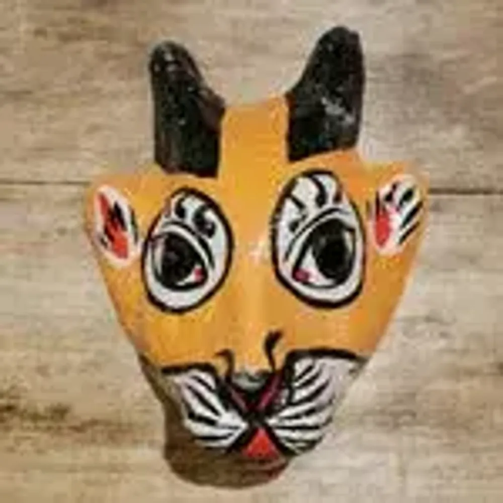 Décor de fête pour enfant - MASQUE MUKHAUTA EN PAPIER MÂCHÉ - CURIOSITY LAB