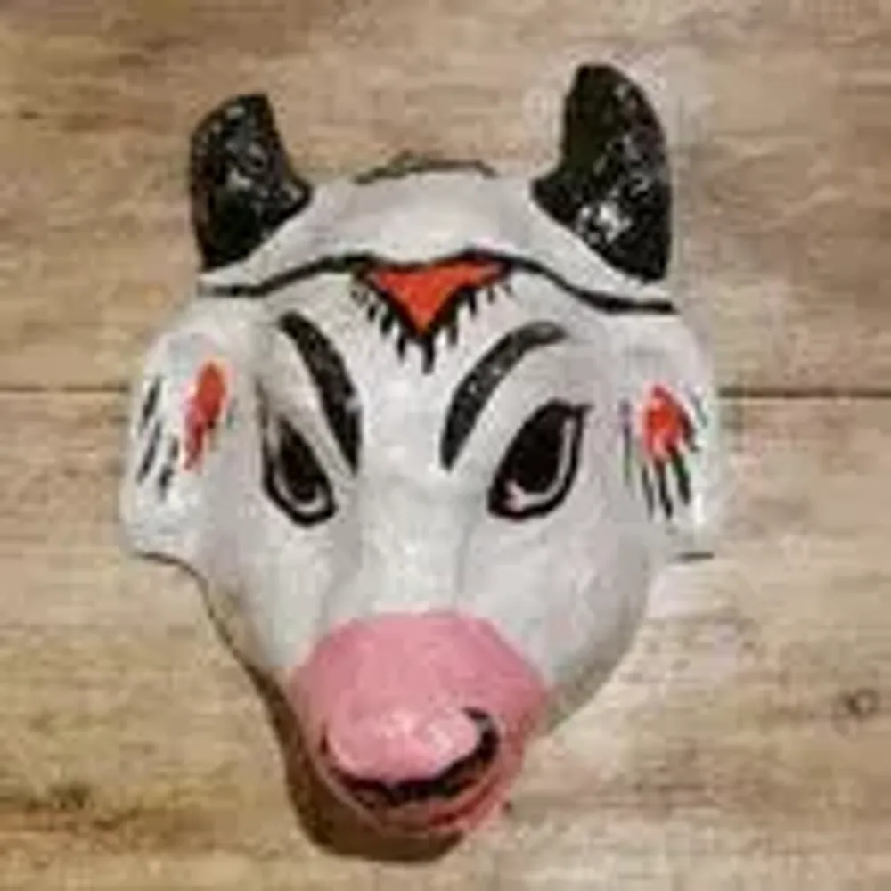 Décor de fête pour enfant - MASQUE MUKHAUTA EN PAPIER MÂCHÉ - CURIOSITY LAB