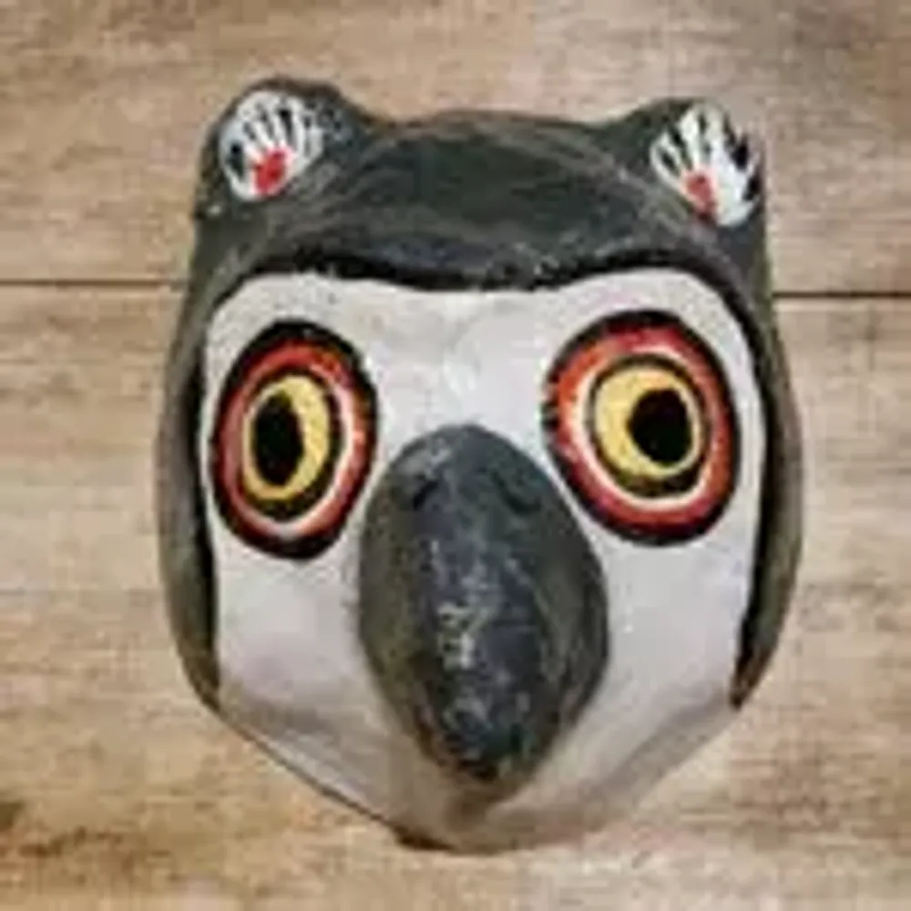 Décor de fête pour enfant - MASQUE MUKHAUTA EN PAPIER MÂCHÉ - CURIOSITY LAB